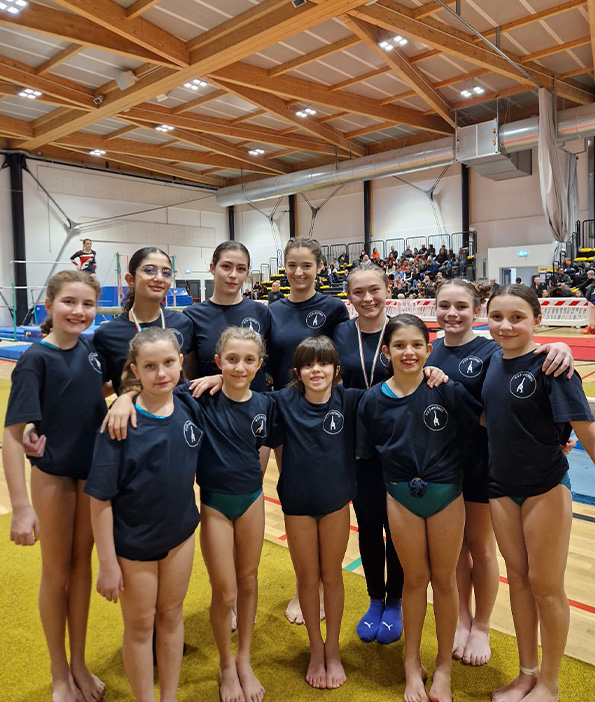 Ragazze dei gruppi preagonistica e agonistica di Artemis A.S.D.